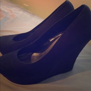 Never Worn Black Wedges